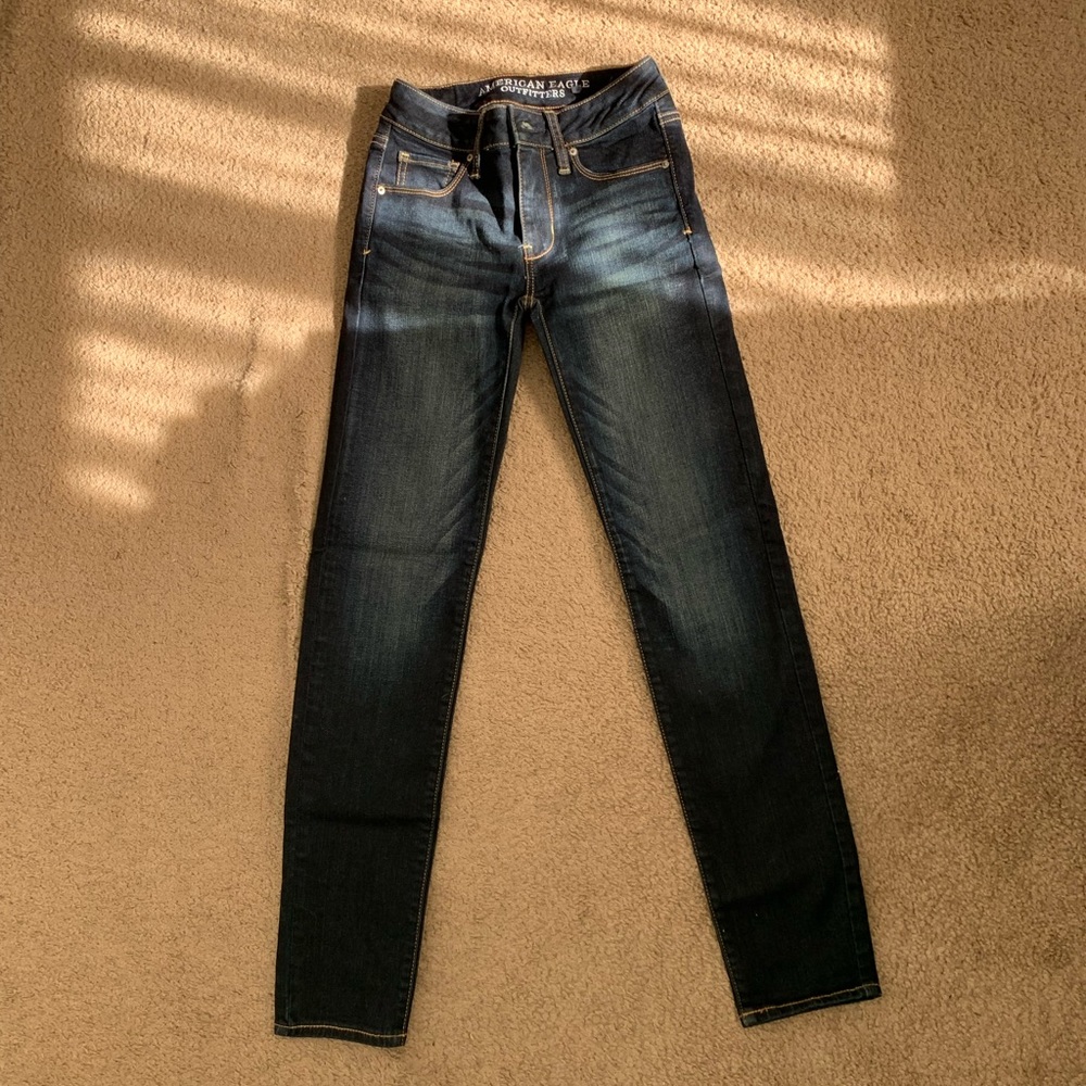 Women’s American Eagle Outfitter Denim Jeans, Size 00, Regular Fit